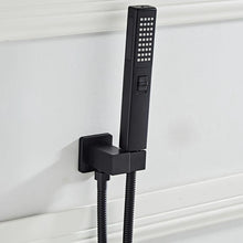 Bathroom Accessories Black Wall ABS Shower Mounting Brackets Black Shower&Spray 2 Function Handheld Sprinkler Balck 150CM Hose
