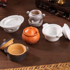 DIY Miniature Dollhouse Kitchen Decoration Accessories; Mini Clay Pot, Plate and Food Model