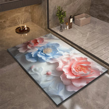 Luxury Bathroom Bath Mat Absorbent Non-slip Shower Foot Mats Quick Dry Toilet Rugs Carpet Doormat Washable