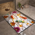 Luxury Bathroom Bath Mat Absorbent Non-slip Shower Foot Mats Quick Dry Toilet Rugs Carpet Doormat Washable