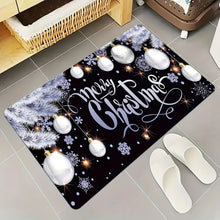 Christmas Ball Snowflake Kitchen Floor Mat Home Decor Hallway Balcony Non-slip Rugs Carpet for Living Room Christmas Decorations