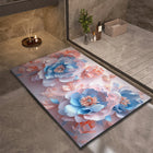 Luxury Bathroom Bath Mat Absorbent Non-slip Shower Foot Mats Quick Dry Toilet Rugs Carpet Doormat Washable