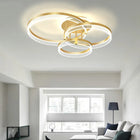 Modern New Acrylic Shade Circle Chandelier Lustre Pendant Lights Indoor Lighting Decor For restaurant Bedroom Living Room Lamps