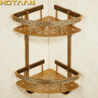 . Antique Brass Aluminium Bathroom Accessories Set,Robe hook,Paper Holder,Towel Bar,Soap Basket,Bathroom Fitting