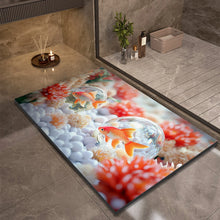 Luxury Bathroom Bath Mat Absorbent Non-slip Shower Foot Mats Quick Dry Toilet Rugs Carpet Doormat Washable
