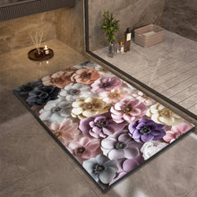 Luxury Bathroom Bath Mat Absorbent Non-slip Shower Foot Mats Quick Dry Toilet Rugs Carpet Doormat Washable