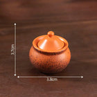 DIY Miniature Dollhouse Kitchen Decoration Accessories; Mini Clay Pot, Plate and Food Model