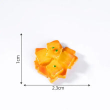 DIY Miniature Dollhouse Kitchen Decoration Accessories; Mini Clay Pot, Plate and Food Model