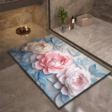 Luxury Bathroom Bath Mat Absorbent Non-slip Shower Foot Mats Quick Dry Toilet Rugs Carpet Doormat Washable