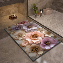 Luxury Bathroom Bath Mat Absorbent Non-slip Shower Foot Mats Quick Dry Toilet Rugs Carpet Doormat Washable