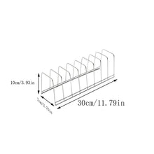 Kitchen Bowl Dish Organizer Stainless Steel Thick Walled Kitchen Dish Storage Rack Household Tableware Storage Stand Accessories