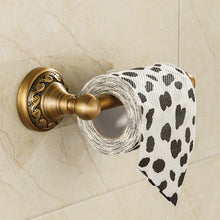 . Antique Brass Aluminium Bathroom Accessories Set,Robe hook,Paper Holder,Towel Bar,Soap Basket,Bathroom Fitting