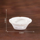 DIY Miniature Dollhouse Kitchen Decoration Accessories; Mini Clay Pot, Plate and Food Model