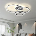 Modern New Acrylic Shade Circle Chandelier Lustre Pendant Lights Indoor Lighting Decor For restaurant Bedroom Living Room Lamps