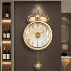Nordic Round Wall Clocks Modern Luxury Living Room Minimalist Creative Fashion Wall Clocks Simple Aesthetic Horloge Home Decor
