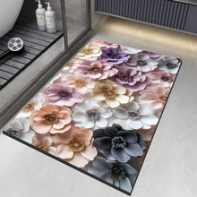 Luxury Bathroom Bath Mat Absorbent Non-slip Shower Foot Mats Quick Dry Toilet Rugs Carpet Doormat Washable